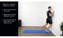 Travail de la flexion de cheville en charge