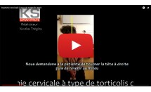 Dystonie cervicale à type de torticolis droit