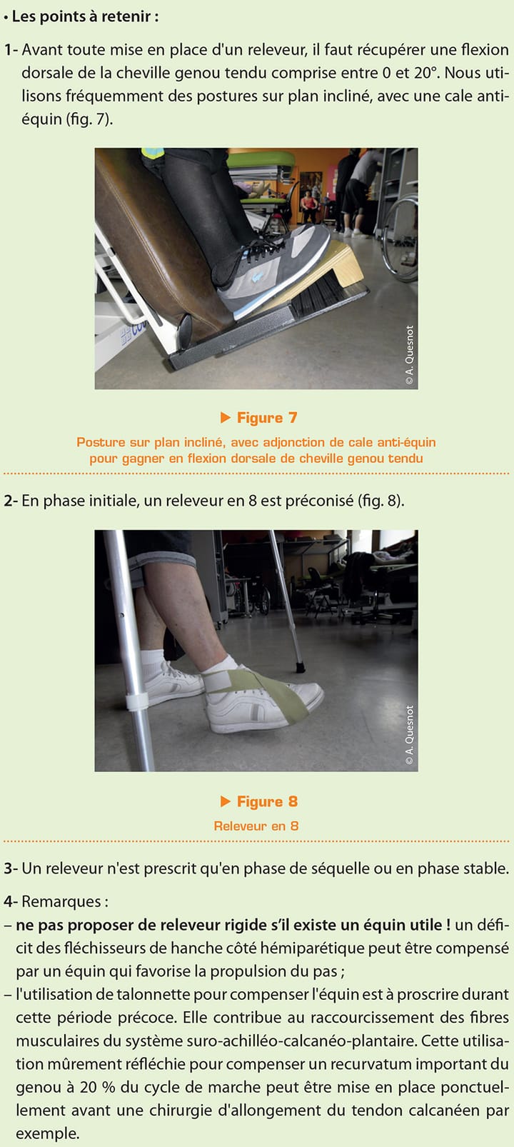Le recurvatum de genou en phase d'appui chez le patient hémiplégique : analyse et proposition de traitement (2ème partie)