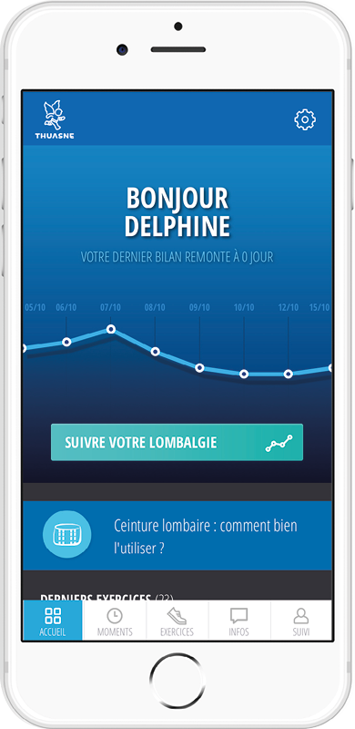 Les applications pour smartphones dans la lombalgie